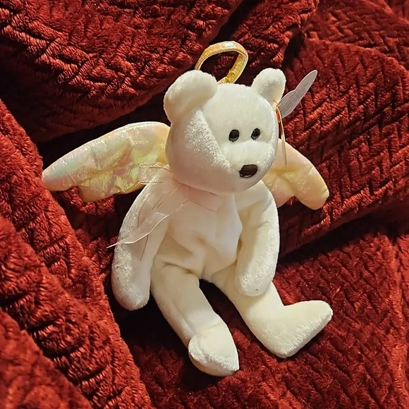 The 1998 Angel beanie rare brown eyes bear